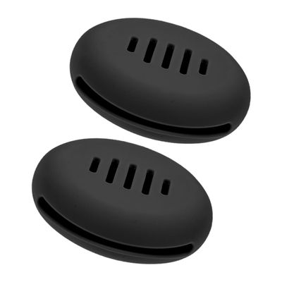 Beaupretty 2Pcs Silicone Makeup Sponge Holder Portable Makeup Sponge Case Breathable Storage for Travel Essentials Black for Organizing Beauty Tools and Keeping Sponges Ready