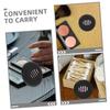 Beaupretty 2Pcs Silicone Makeup Sponge Holder Portable Makeup Sponge Case Breathable Storage for Travel Essentials Black for Organizing Beauty Tools and Keeping Sponges Ready view 3