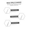 BESTYASH 3Pcs Stainless Steel Beauty Scissors Grooming Trimming Includes Pointed Curved and Tip Scissors Durable Compact Design for Hair Beard and Eyebrow Care view 3