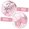 Beaupretty Natural Crystal Bridal Hair Comb with Teeth Clamp DIY Decorative Hairpiece for Weddings Brides Bridesmaids Flower Durable Wire Energy Infused Crystals view 3