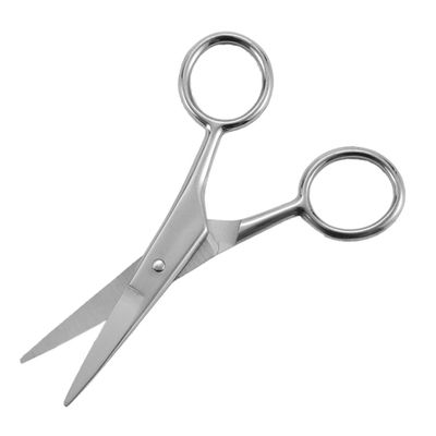GANAZONO 2pcs Beard Scissors Body Hair Trimmer Hairdressing Scissors Professional Clippers Beard Care Accessory for Men Random Color