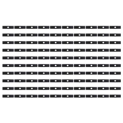 13940 Qty 100: 8" x 2" x 0.125" x 1" Edger Blade Fits Universal Products