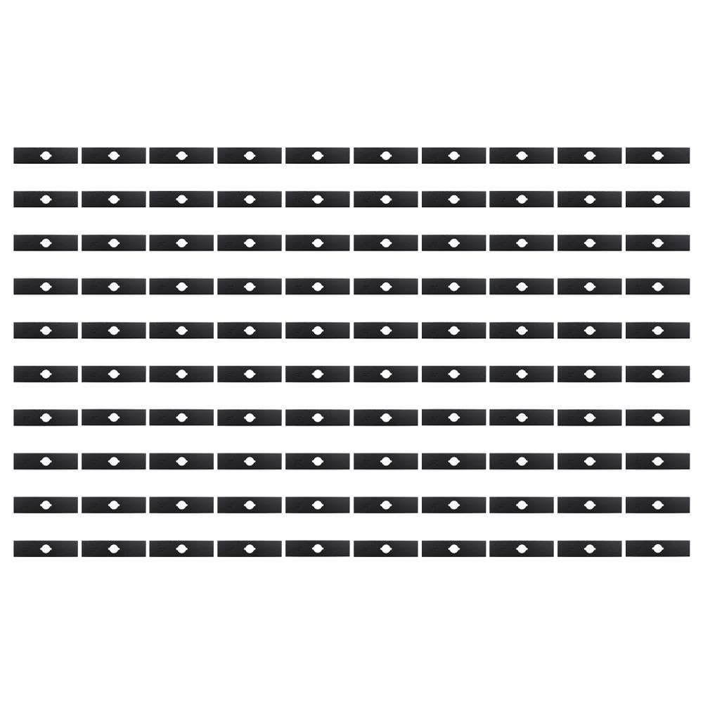 13940 Qty 100: 8" x 2" x 0.125" x 1" Edger Blade Fits Universal Products