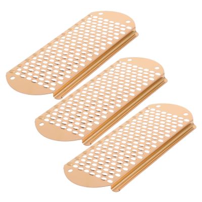 DECOMELODY 3Pcs Stainless Steel Foot File Set Hard Skin Remover for Pedicure Callus Remover Double-Sided Scraper Convenient Feet Care Tool for Dry Cracked Heels