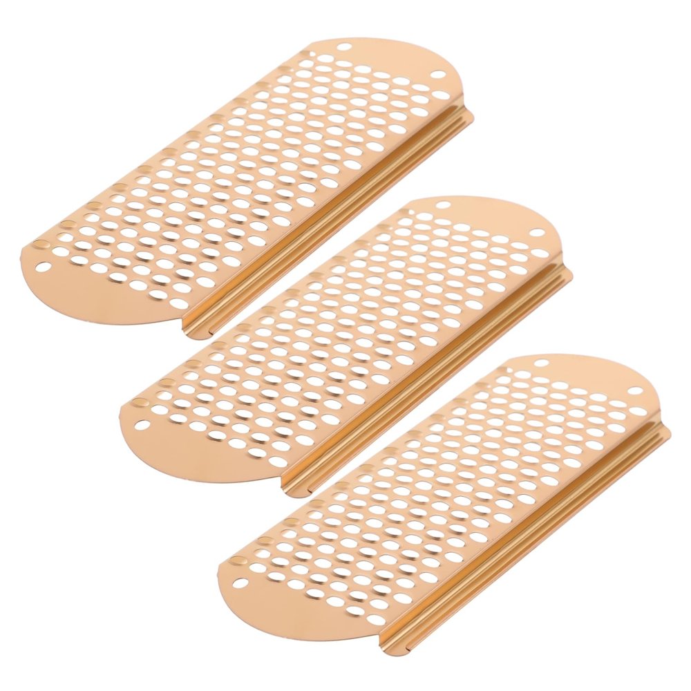 DECOMELODY 3Pcs Stainless Steel Foot File Set Hard Skin Remover for Pedicure Callus Remover Double-Sided Scraper Convenient Feet Care Tool for Dry Cracked Heels