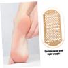 DECOMELODY 3Pcs Stainless Steel Foot File Set Hard Skin Remover for Pedicure Callus Remover Double-Sided Scraper Convenient Feet Care Tool for Dry Cracked Heels view 3