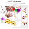 DEARMAMY Nail Dust Brush Rhinestone Handle Soft Bristle Nail Cleaning Tool for Manicure and Pedicure view 4