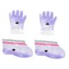 DEARMAMY Paraffin Wax Gloves Foot Wraps 2 Pairs Lavender Scented Moisturizing Therapy for Hands Feet view 1