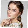 AKOOSY 50Pcs Acrylic Ear Gauge Stretching Kit Comfortable Horns Ear Gauges Studs for Women Premium Quality Earrings Safe and Smooth Surface for Ear Piercings view 3