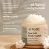Bare Botanics Pure Sweet Almond Oil + Unscented Salt Scrub view 3