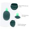 FOMIYES Pineapple Silicone Face Mold Creative Pineapple Shape Skin Friendly Durable Face Massage Tool for Puffiness Relief and view 2