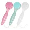 BATHVEVE 3Pcs Silicone Face Scrubber Manual Exfoliating Brushes for Deep Cleansing Ergonomic Design for Soft Bristles for Skin Care for Men and Women view 1