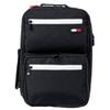 G&BPRO Backpack for Travel  Mid Size All-in-One Mobile Workstation with Extending Tray System  Hair Stylist & Durable Water-Resistant Bag (Black With White Zipper) view 1