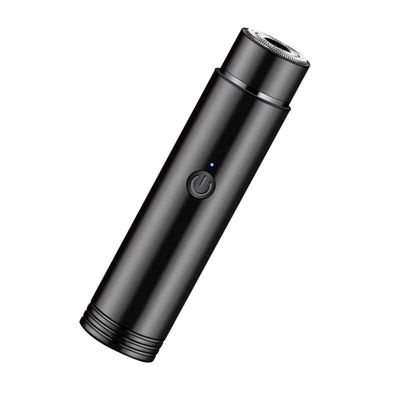 WOONEKY 1Pc Portable Rechargeable Mini Electric Razor for Men Durable Facial Shaver Lightweight Design for Home Travel Use Convenient and Practical Grooming