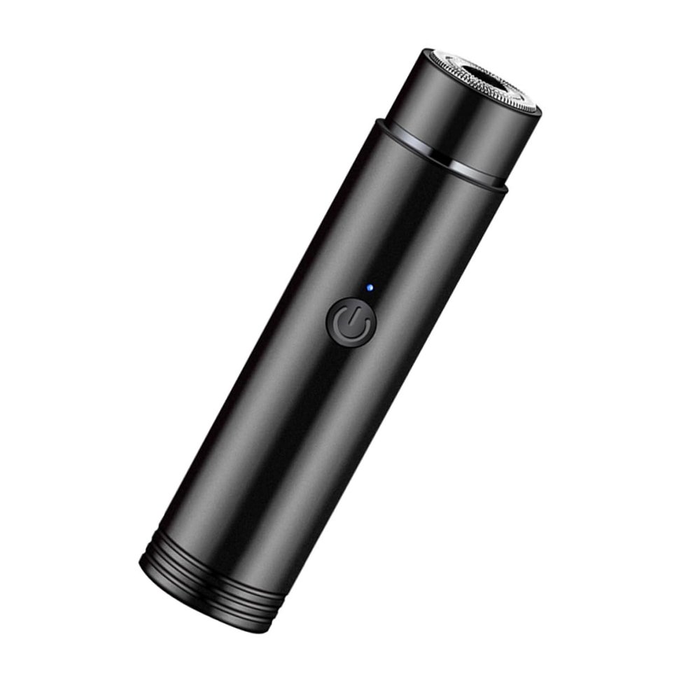 WOONEKY 1Pc Portable Rechargeable Mini Electric Razor for Men Durable Facial Shaver Lightweight Design for Home Travel Use Convenient and Practical Grooming