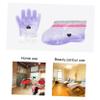 WOFASHPURET Lavender Paraffin Wax Therapy Cover Set 2 Pairs Hand and Feet Moisturizing Wax Gloves and Socks for Dry Skin Care view 4