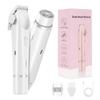 YZDJQX Bikini Trimmer for Women-2 in 1 Dual Head Electric Razors,IPX7 Waterproof Bikini Electric Shaver,Dry & Wet Use Painless Bikini Shaver,Pubic Hair Trimmer for Private Area & Body Hair,White view 1