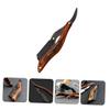 HAKIDZEL Wooden Handle Razor for Men Foldable Manual Beard Trimmer Stainless Steel Head Shaving Tool Portable Design for Travel for Personal Grooming view 4