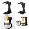 CALLARON Shaving Brush Stand and Safety Razor Holder Acrylic Razor Display for Men Sturdy Beard Brush Support for Desktop Shaving Supplies view 2