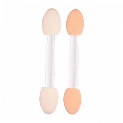 BATHVEVE 30Pcs Double Ended Eyeshadow Brush Kit for Women Smooth Dual Sided Applicators for Precision Eye Makeup for Natural to Dramatic Looks White Color