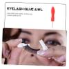 EXQUIMEUBLE 10pcs Ergonomic Handle Glue Bottle Piercing Needles Blocking Nozzles for Lash Glue Replacement Piercing Pins for Salons view 3