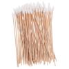 Beatifufu 100pcs Long Single Head Cotton Swabs 15cm Disposable Wooden Handle Swabs for Makeup Cleaning and Industrial Use Travel-Friendly view 1