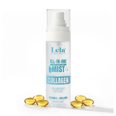 All In One Collagen Mist with Vitamin E for Face, Body & Hair - 3.4 fl oz