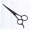 EPIGEIST Stainless Steel Beard Scissors Eyebrow Trimmers Hairdressing Scissors for Daily Grooming Easy to Use Black view 3