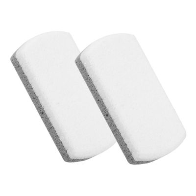 ERINGOGO 2Pcs Dual Sided Pumice Stone for Feet Ergonomic Foot Scrubber Exfoliator for Smooth Skin for Pedicure and Dead Skin Removal Foot Care Tool for Men Women