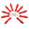 OUNONA 10pcs Eyelash Glue Bottle Piercing Needles Blocking Nozzle Pins for Lash Extension Stainless Steel Tips view 1