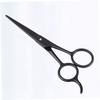 NUOBESTY Stainless Steel Eyebrow and Beard Scissors Beard Care Accessory Hairdressing Tool for Daily Grooming Black view 3