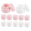 VALICLUD 12Pcs Refillable Plastic Makeup Container with Lids Small Cream Jars for Travel for Cosmetics and Skin Care Products Jars Leakproof Design view 1