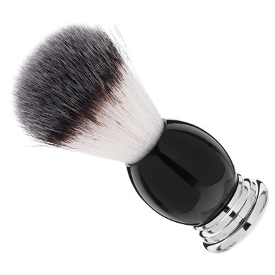 Healvian Men Shaving Brush with Ergonomic Handle Essential Beard Grooming Tool for Salon Use for Neck Dusting and Deep Cleansing Skin for Father Day and Special