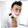 Healvian Men Shaving Brush with Ergonomic Handle Essential Beard Grooming Tool for Salon Use for Neck Dusting and Deep Cleansing Skin for Father Day and Special view 2