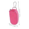 BATHVEVE Portable Essential Oil Key Case for Bottles Travel Friendly Organizer with Sturdy Zippers Elegant Handle and Protective Design Pink view 2