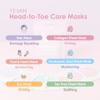 15 Min Pamper Me Kit and Total Care Balm Dual Pack: Korean Face Mask Essentials and Moisturizing Lip Balm Gift Set for Women view 3