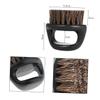CALLARON 2Pcs Portable Beard Brush with Ergonomic Handle Boar Bristles for Men S Shaving and Grooming Compact Design for Easy Travel Black view 2