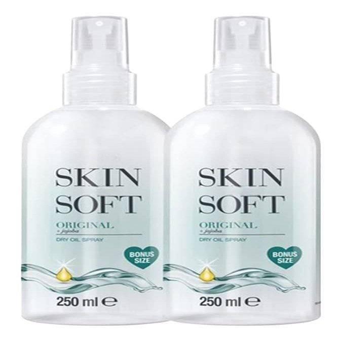 Skin Soft Original Dry Oil Spray, 250ml, Pack of 2