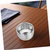 minkissy Stainless Steel Shaving Soap Bowl for Men 200ml Double Layer Shaving Cup Heat Insulation Metal Lathering Mug 2pcs view 4