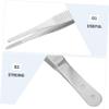 MOTHNUR Professional Stainless Steel Eyebrow Tweezers for Women Men Precision Tip Hair Removal Tool Ergonomic Design for Comfortable Grip Durable Makeup Tool for Facial Hair view 3