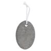 PRETYZOOM Oval Pumice Stone for Feet Natural Volcanic Rock Exfoliator Foot Scrubber Tool for Dead Skin Removal and Massage Black Design view 1