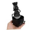 Holibanna Men's Shaving Brush Set Bowl and Stand Professional Manual Shaving Kit Nylon Brush and Hair Duster for Daily Use Grooming Essential for Barbers and Home view 3