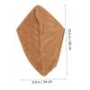BATHVEVE Thick Coral Fleece Hair Drying Hat 2-Pack Quick Dry Hair Wrap Towels for Women Super Absorbent Bath Towel Caps for Adults for Shower view 2