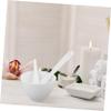 CTIRCHIU Silicone Facial Mask Mixing Bowl Set 4-Piece White DIY Mask Tools with Applicator for Beauty Use and Salon Accessories view 4