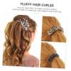 BATHVEVE 4Pcs Rhinestone Hair Bun Accessories for Women Easy DIY Hair Bun Maker Tool Compact Elegant Styling for Quick Updos for Various Outfits view 3
