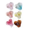 Beaupretty 6pcs Heart Hair Clips for Women Travel-Friendly Hair Claws Strong Hold Stylish Barrettes for Festivals and Daily Use view 1