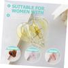 Beaupretty 6pcs Heart Hair Clips for Women Travel-Friendly Hair Claws Strong Hold Stylish Barrettes for Festivals and Daily Use view 4