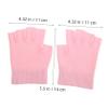 Beaupretty 1Pair Moisturizing Gel Gloves for Hand Care Reusable Overnight Treatment for Dry Cracked Skin for Aging Hands and Rough Cuticles Convenient for Home Office Travel Use view 2