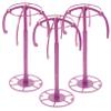 Gogogmee Multi-Purpose Wig Stand Holder 3-Piece Display Rack for Wigs and Hats Adjustable Height for Styling and Traveling Compatible Hairpieces view 1