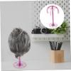Gogogmee Multi-Purpose Wig Stand Holder 3-Piece Display Rack for Wigs and Hats Adjustable Height for Styling and Traveling Compatible Hairpieces view 2